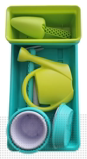 GARDENICO KIDS Kinder-Pflanzset mittel mit Blumentöpfen in  präsentiert im Onlineshop von KAQTU Design AG. Gartenpflege ist von GARDENICO