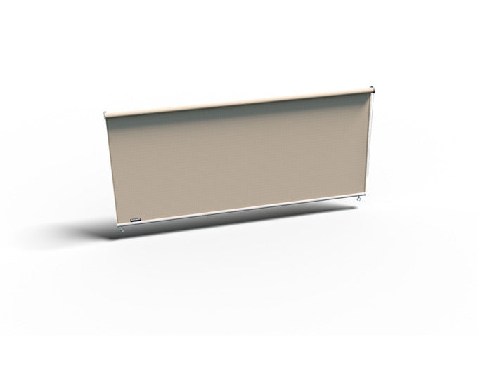 PLATINUM SUN & SHADE Rollo Coolfit off white 240x248 cm in  präsentiert im Onlineshop von KAQTU Design AG. Outdoor-Vorhang ist von PLATINUM SUN & SHADE