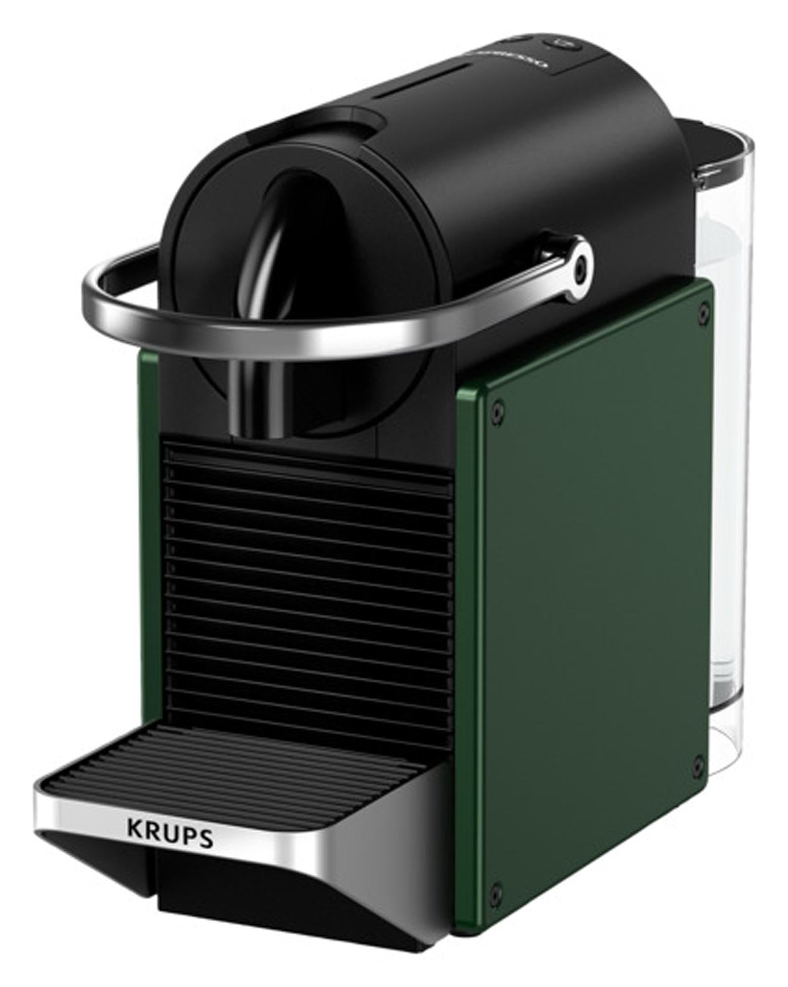 KRUPS Nespresso Kaffeemaschine Pixie dark green