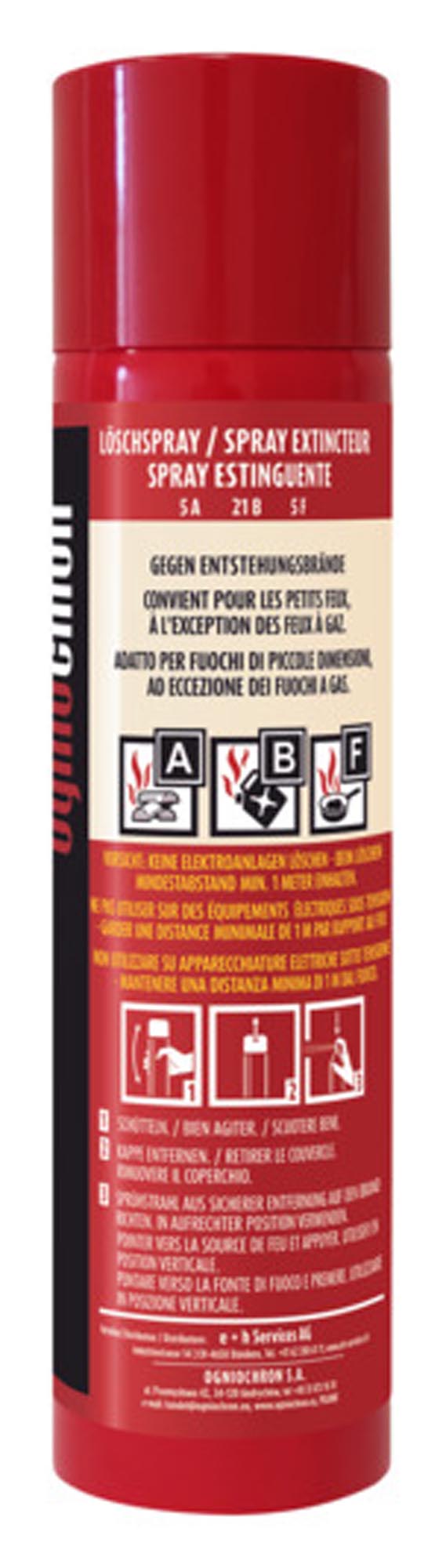 <tc>OGNIOCHRON</tc> fire extinguish spray foam 600 ml of