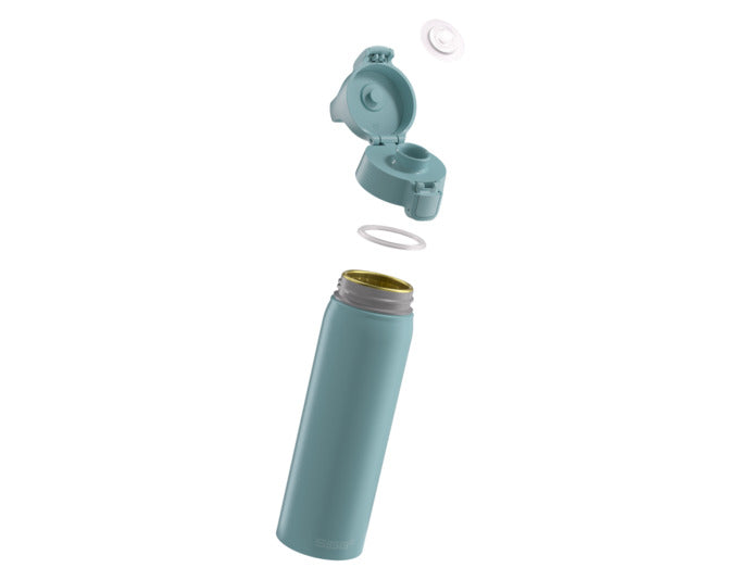 Die SIGG Trinkflasche WMB One morning blue 0.75 l vereint Stil und Funktionalität. Ideal für Tennisfans, umweltfreundlich und auslaufsicher.