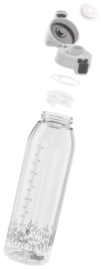 Die SIGG Total Clear One MyPlanet Trinkflasche (1.5 l) in Anthrazit ist nachhaltig, BPA-frei und ideal für unterwegs.
