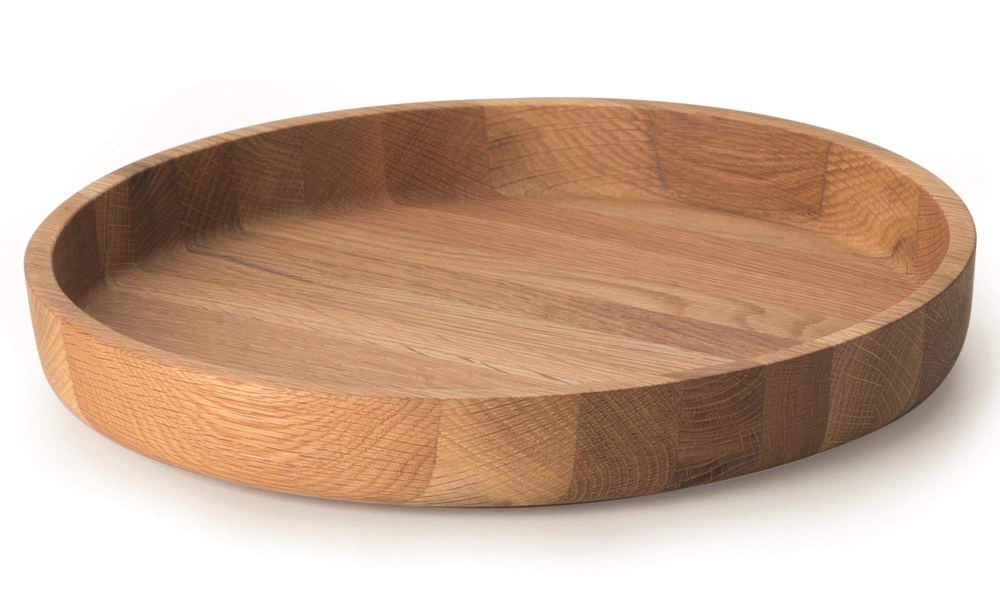 Oak bowl, 38x5.4 cm