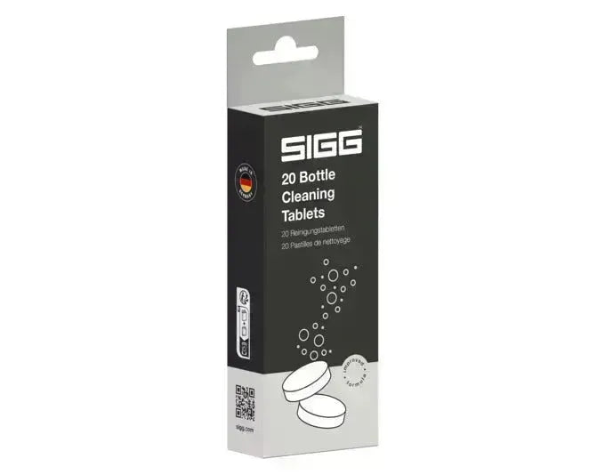 Effektive Reinigungstabletten für SIGG-Flaschen. Entfernt Rückstände und Gerüche. Praktisch und einfach in der Anwendung.