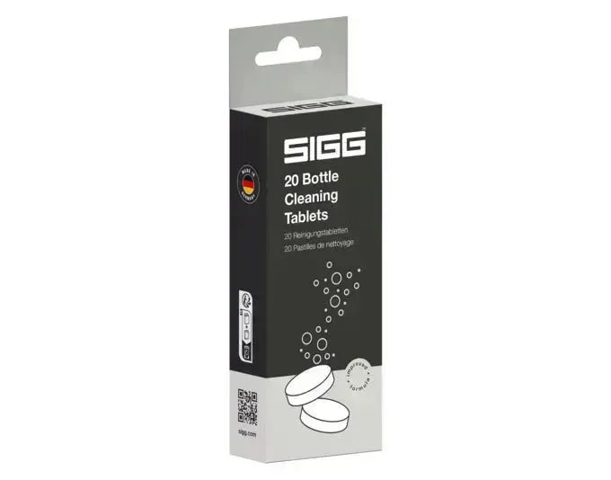 Effektive Reinigungstabletten für SIGG-Flaschen. Entfernt Rückstände und Gerüche. Praktisch und einfach in der Anwendung.