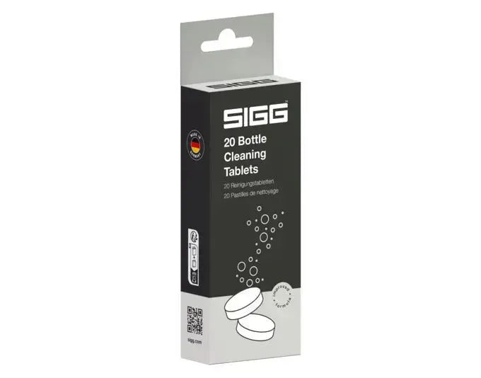 Effektive Reinigungstabletten für SIGG-Flaschen. Entfernt Rückstände und Gerüche. Praktisch und einfach in der Anwendung.