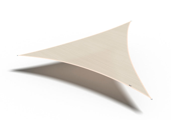 PLATINUM SUN & SHADE Voile d'ombrage triangulaire Coolfit blanc cassé 360x360x360 cm