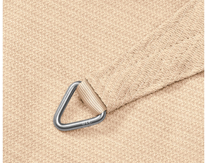 PLATINUM SUN & SHADE Voile d'ombrage triangulaire Coolfit blanc cassé 360x360x360 cm