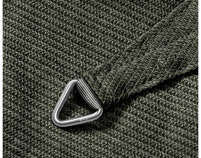 PLATINUM SUN & SHADE Voile d'ombrage triangulaire Coolfit olive 400x400x570 cm