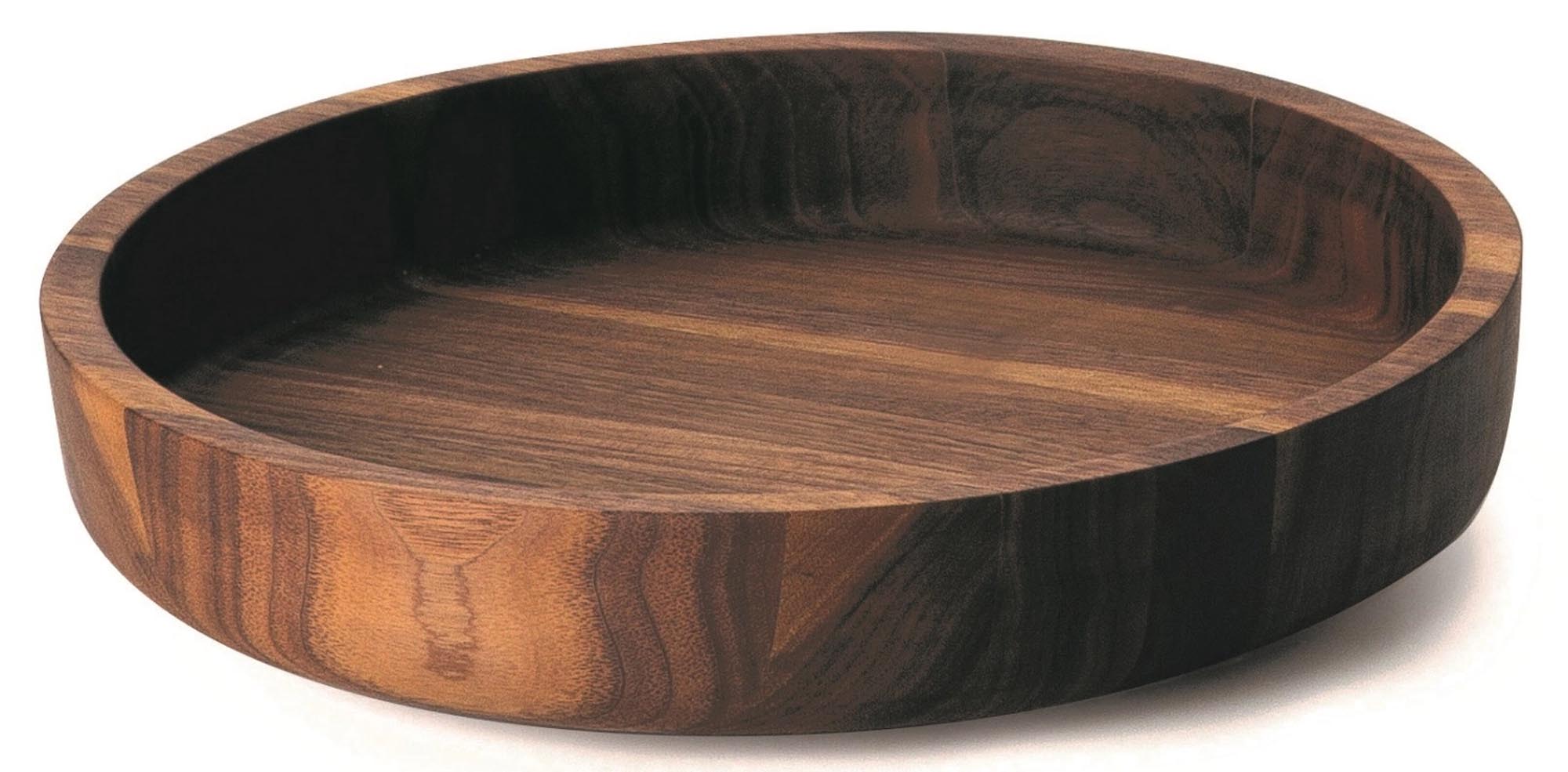 Walnut bowl, 25x4.8 cm