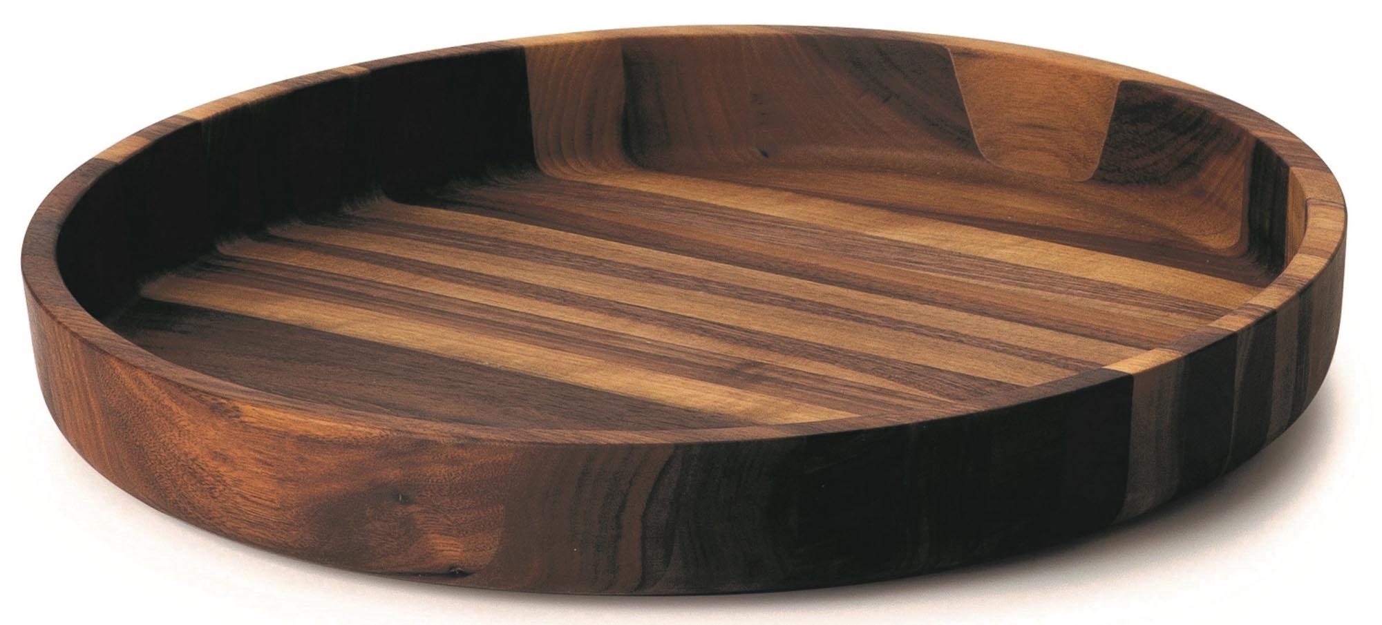 Walnut bowl, 38x5.4 cm
