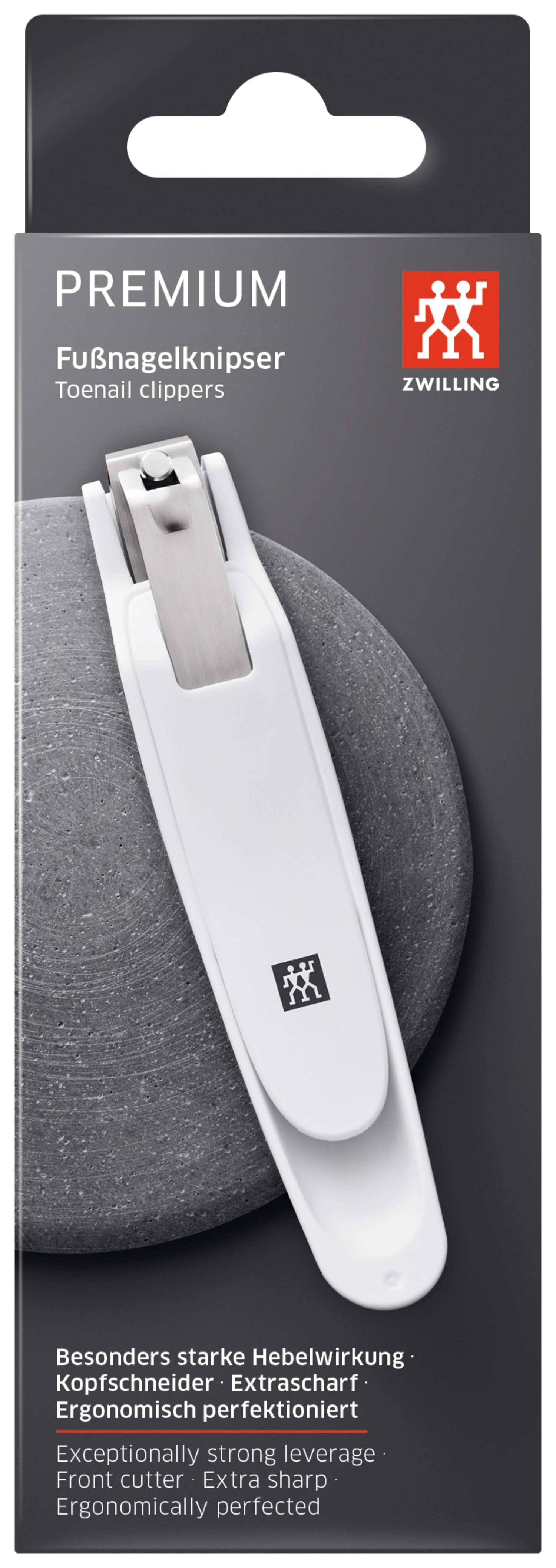 Fussnagelknipser mit Nagelfang, weiss 7.3x20.3x3.5 cm