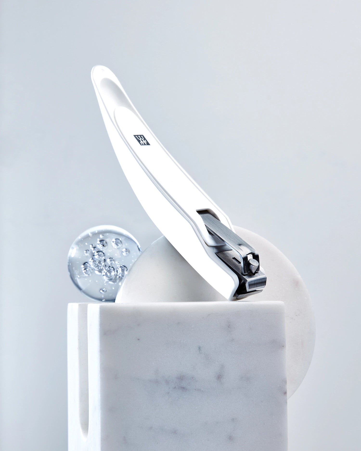 Clippers de la charité de pied avec piège à ongles, blanc 7,3x20,3x3,5 cm