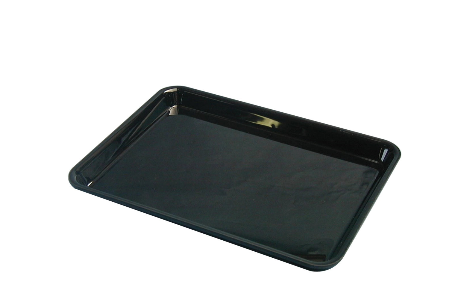 Rechteckige Schale 28x21x2cm schwarz in Schwarz präsentiert im Onlineshop von KAQTU Design AG. Salatzubehör ist von Linum