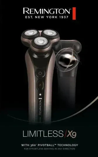 Der REMINGTON XR1790 X9 Limitless bietet präzises Rasieren mit innovativer Technologie und ergonomischem Design für besten Komfort.