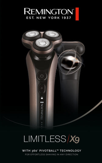 Der REMINGTON XR1790 X9 Limitless bietet präzises Rasieren mit innovativer Technologie und ergonomischem Design für besten Komfort.