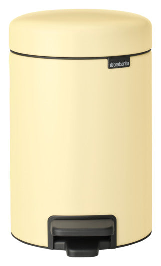 BRABANTIA Treteimer NewIcon mellow yellow 3 l in  präsentiert im Onlineshop von KAQTU Design AG. Mülleimer ist von BRABANTIA