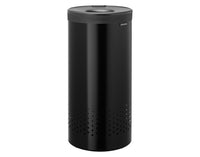 BRABANTIA Wäschebox mit Deckel matt black 35 l