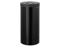 BRABANTIA Wäschebox mit Deckel matt black 35 l