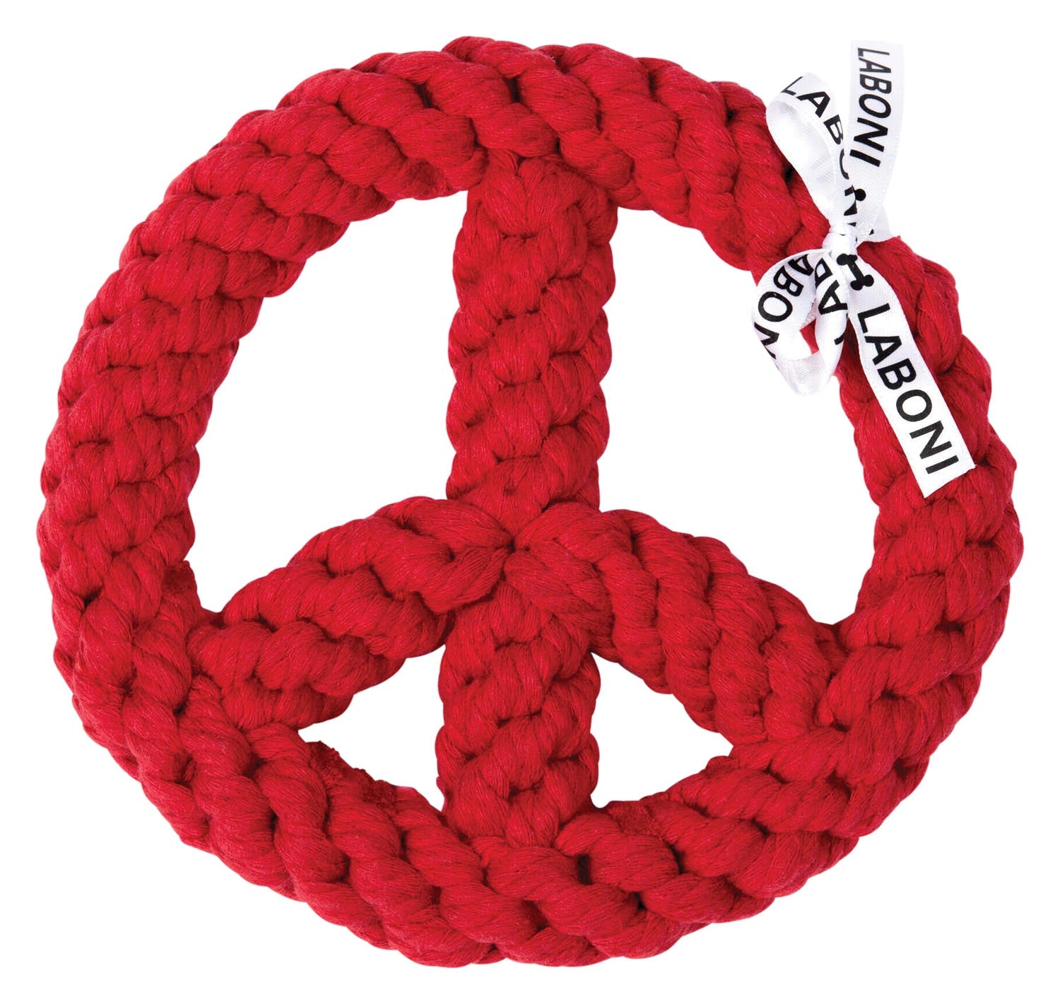 LABONI Spielzeug Paula Peace Baumwolle 17x17x3 cm rot