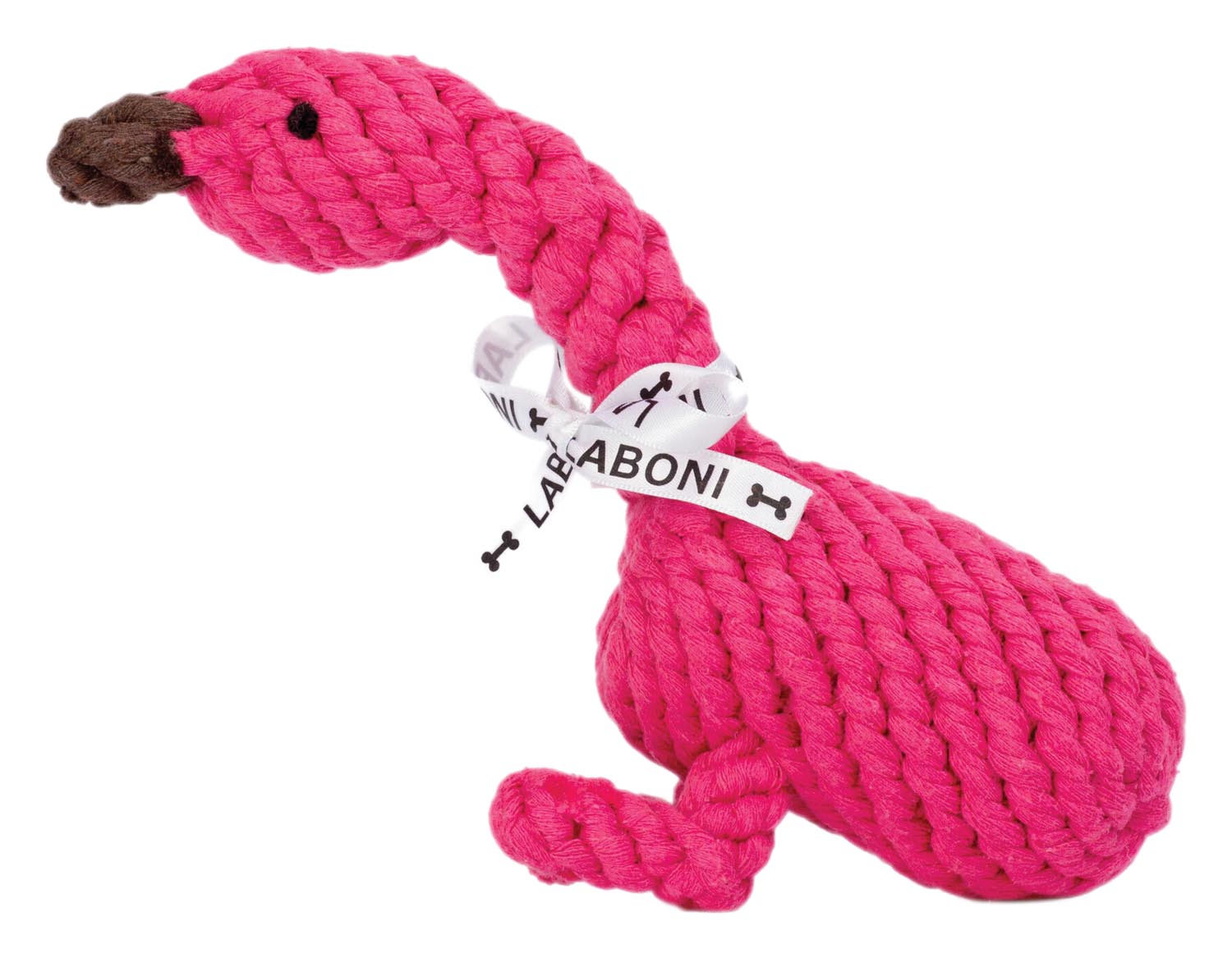LABONI Spielzeug Franzi Flamingo Baumwolle 22x7x10 cm