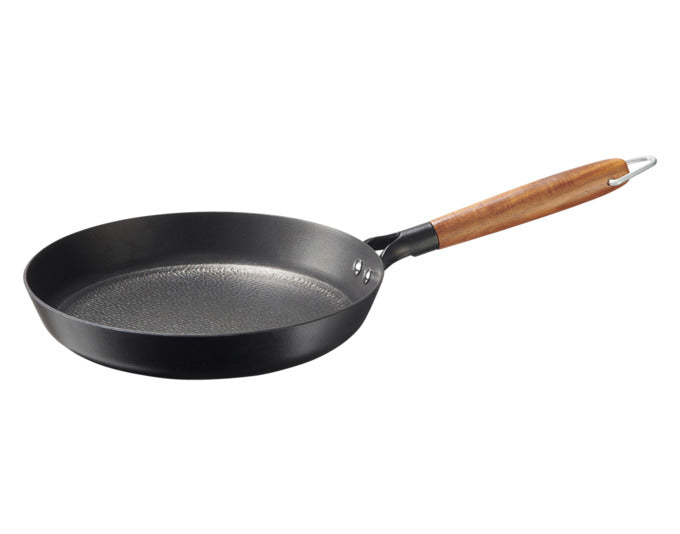 Kitchen professional frying pan Country Guss enamelled with wooden handle Ø 28x5 cm