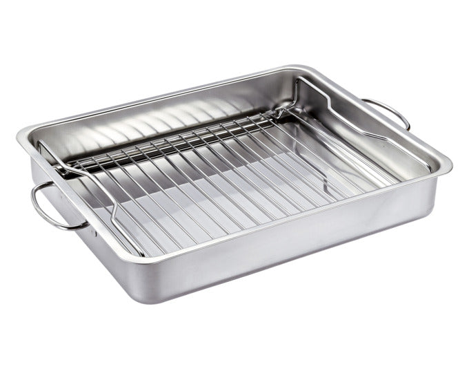 KÜCHENPROFI Grill- und Ofenbräter Style BBQ Inox 6.8 l 40x31.5x6.5 cm in  präsentiert im Onlineshop von KAQTU Design AG. Topf ist von KÜCHENPROFI
