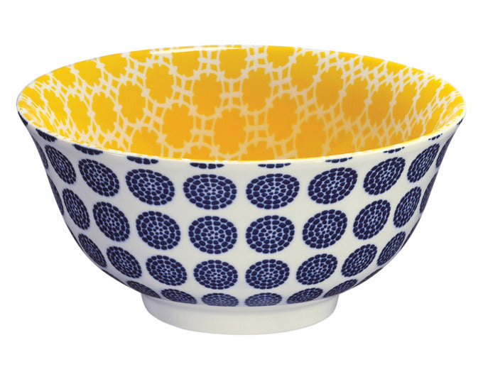 CILIO Bowl Amici Punkte Porzellan 500 ml ø 15.5x7 cm in  präsentiert im Onlineshop von KAQTU Design AG. Schale ist von CILIO