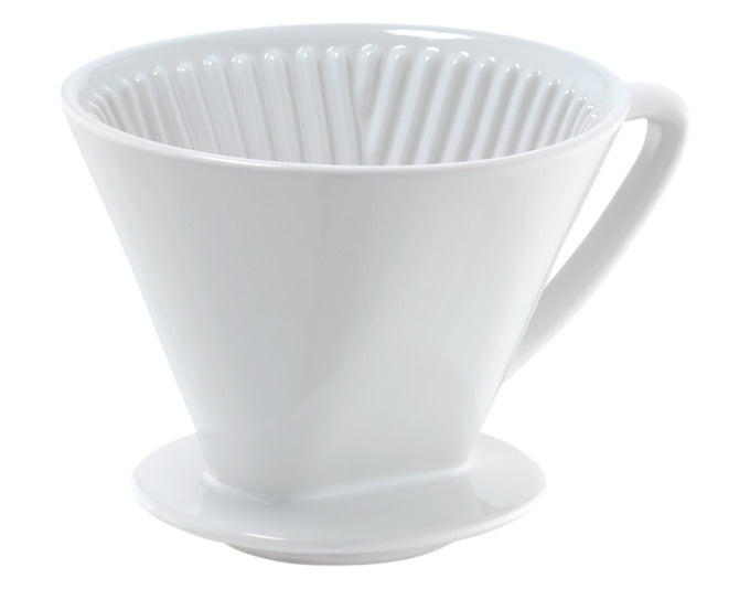 CILIO Kaffeefilter Grösse 4 Keramik weiss ø 14x10.5 cm in  präsentiert im Onlineshop von KAQTU Design AG. Haushaltshilfen ist von CILIO