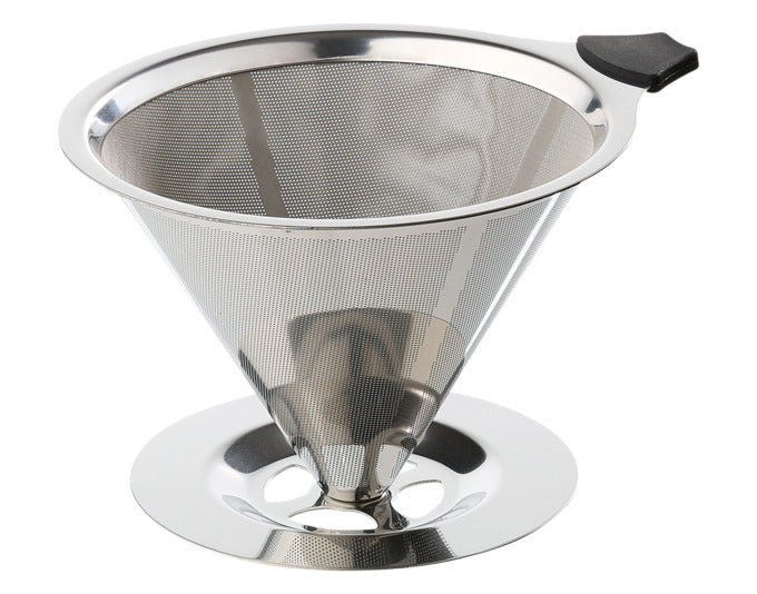 CILIO Dauerkaffeefilter mit Standfuss Inox Grösse 4 ø 12.5x9 cm in  präsentiert im Onlineshop von KAQTU Design AG. Haushaltshilfen ist von CILIO