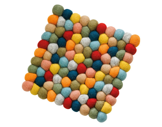 CILIO Untersetzer Lana Verde Schafwolle 21x21cm in  präsentiert im Onlineshop von KAQTU Design AG. Pfannenuntersatz ist von CILIO