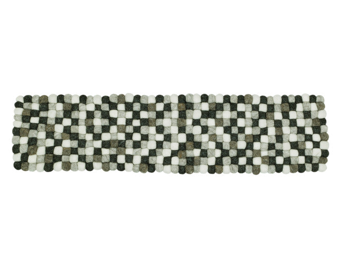 CILIO Tischläufer Lana Grigio Schafwolle 84x21 cm in  präsentiert im Onlineshop von KAQTU Design AG. Tischset ist von CILIO