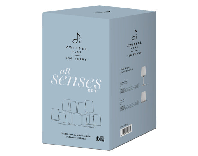 Elegantes 8-teiliges Weinglasset von ZWIESEL GLAS, perfekt für alle Sinne. Hochwertiges Design für stilvollen Weingenuss.