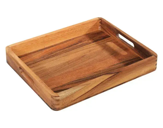 ZASSENHAUS Serviertablett Akazie 44x36x6 cm in  präsentiert im Onlineshop von KAQTU Design AG. Tablett ist von ZASSENHAUS