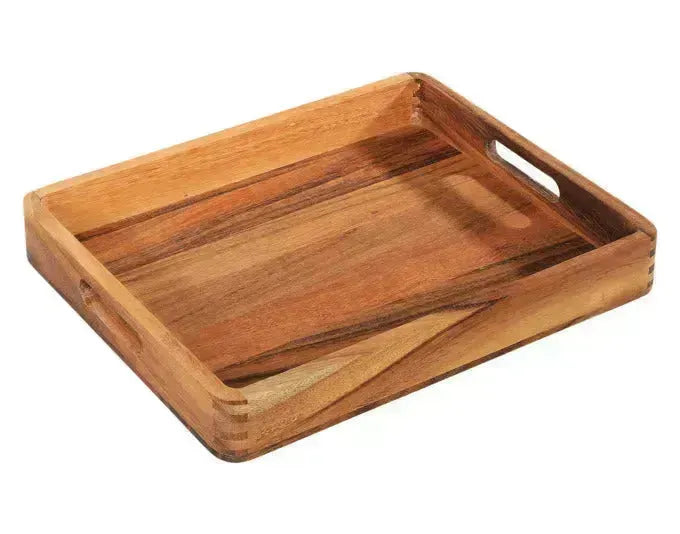 ZASSENHAUS Serviertablett Akazie 44x36x6 cm in  präsentiert im Onlineshop von KAQTU Design AG. Tablett ist von ZASSENHAUS