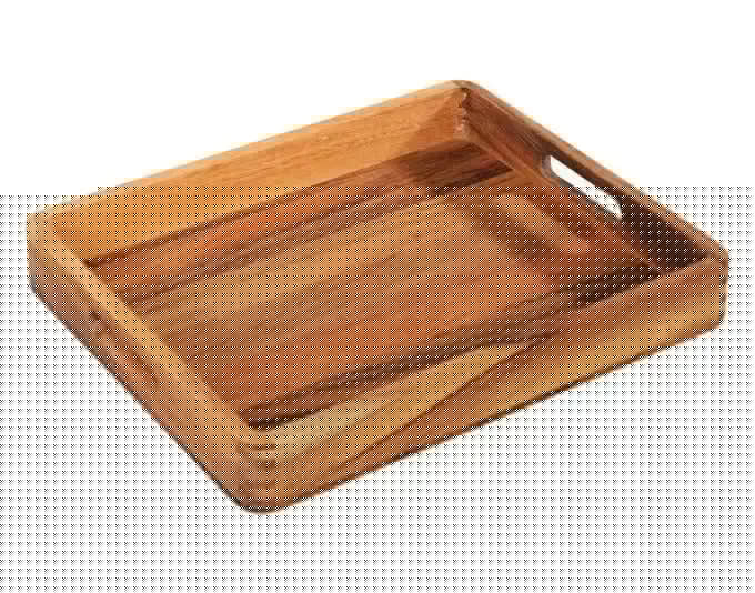 ZASSENHAUS Serviertablett Akazie 44x36x6 cm in  präsentiert im Onlineshop von KAQTU Design AG. Tablett ist von ZASSENHAUS