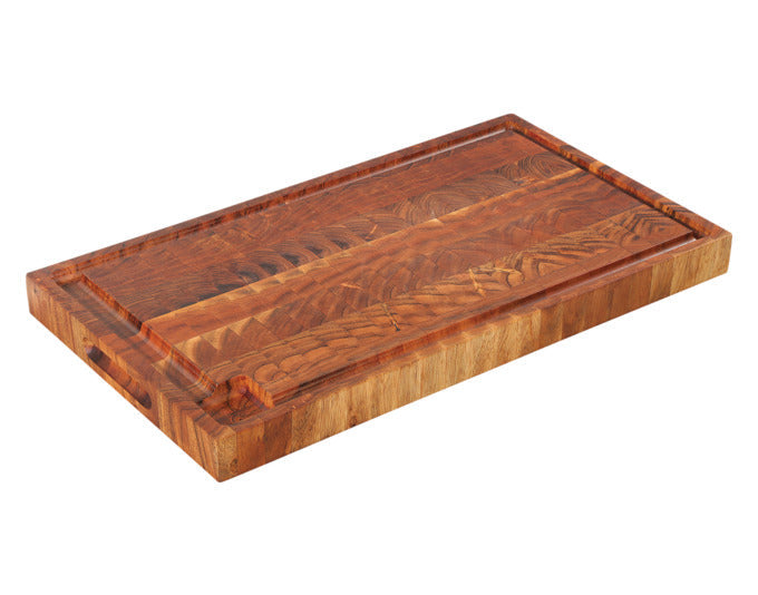 ZASSENHAUS Hackblock Akazie Stirnholz  54x30x4 cm in  präsentiert im Onlineshop von KAQTU Design AG. Schneidbrett ist von ZASSENHAUS