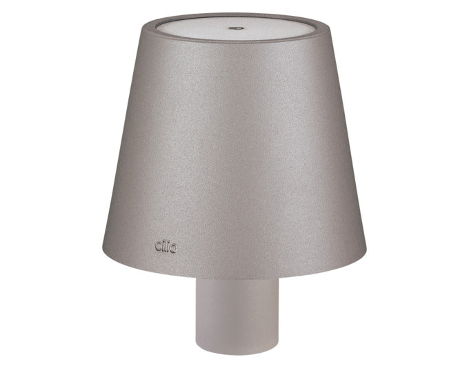 CILIO LED-Flaschenlampe Luce grau Alu Kunststoff ø 11x13.5 cm in  präsentiert im Onlineshop von KAQTU Design AG. Deckenleuchte ist von CILIO