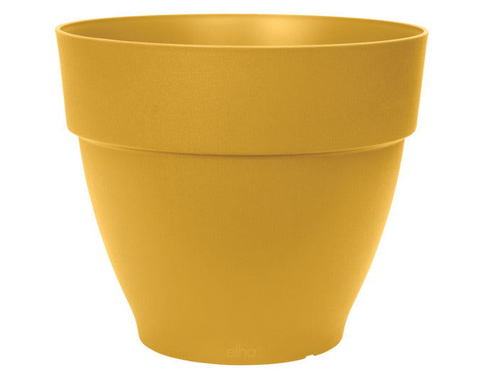 ELHO Pflanzengefäss Vibia Campana rund ø 20 cm honig gelb in  präsentiert im Onlineshop von KAQTU Design AG. Pflanzentopf Outdoor ist von ELHO
