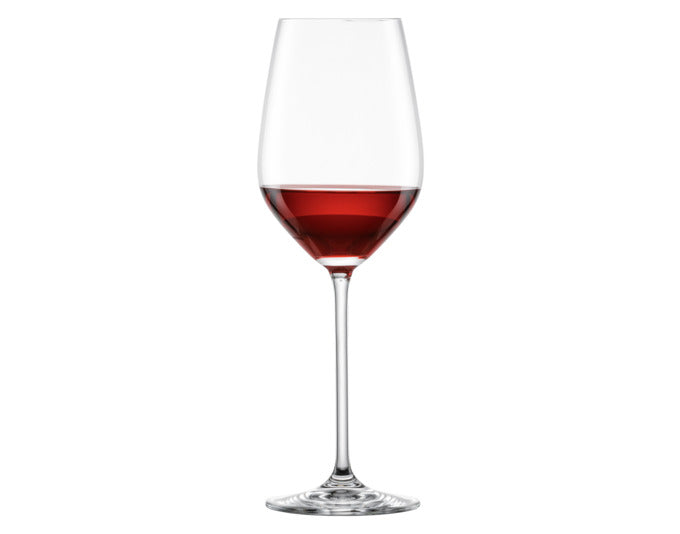 Elegante Rotweingläser von SCHOTT ZWIESEL, Set aus 4, Serie Fortissimo, ideal für stilvollen Weingenuss, hochwertig und langlebig.