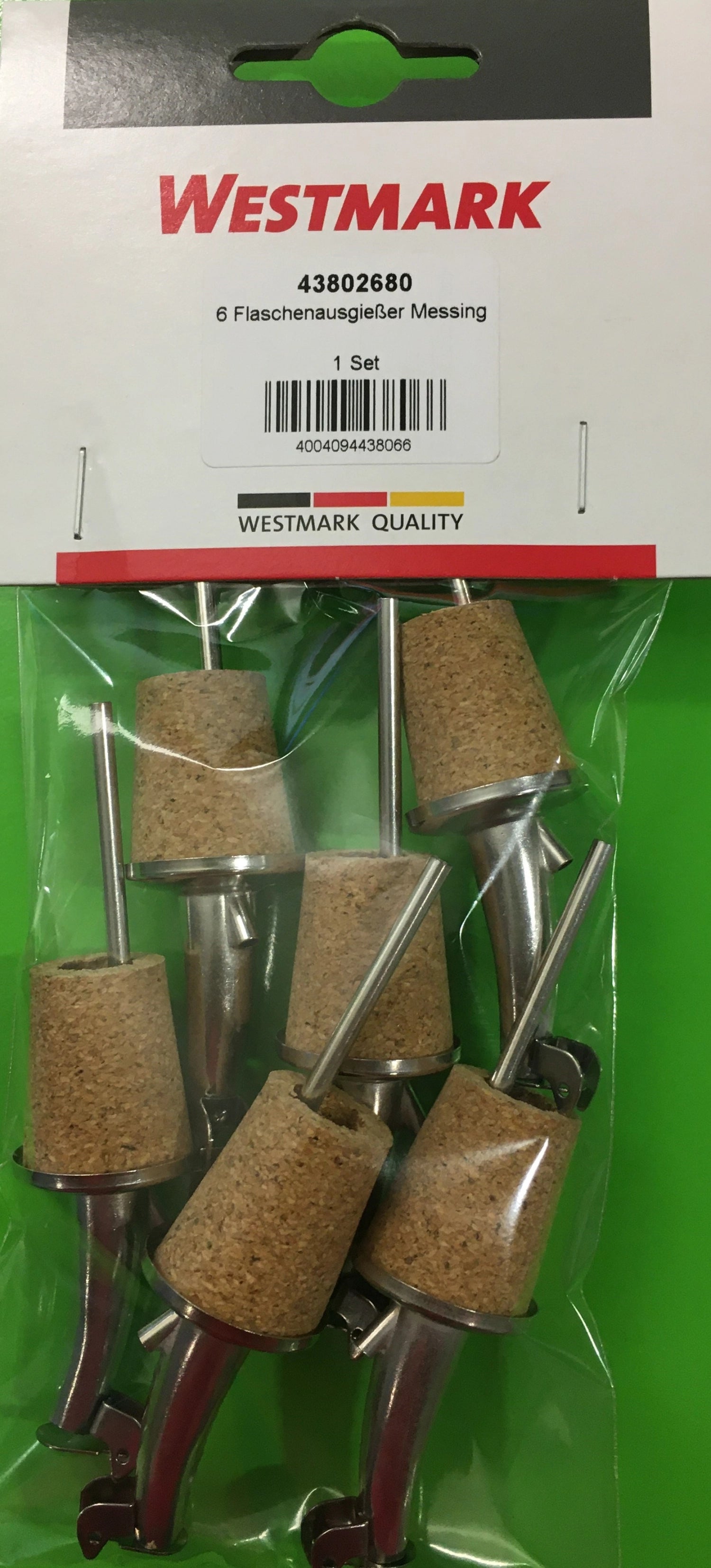 6 Stk. Gastro-Ausgiesser mit Kläppchen