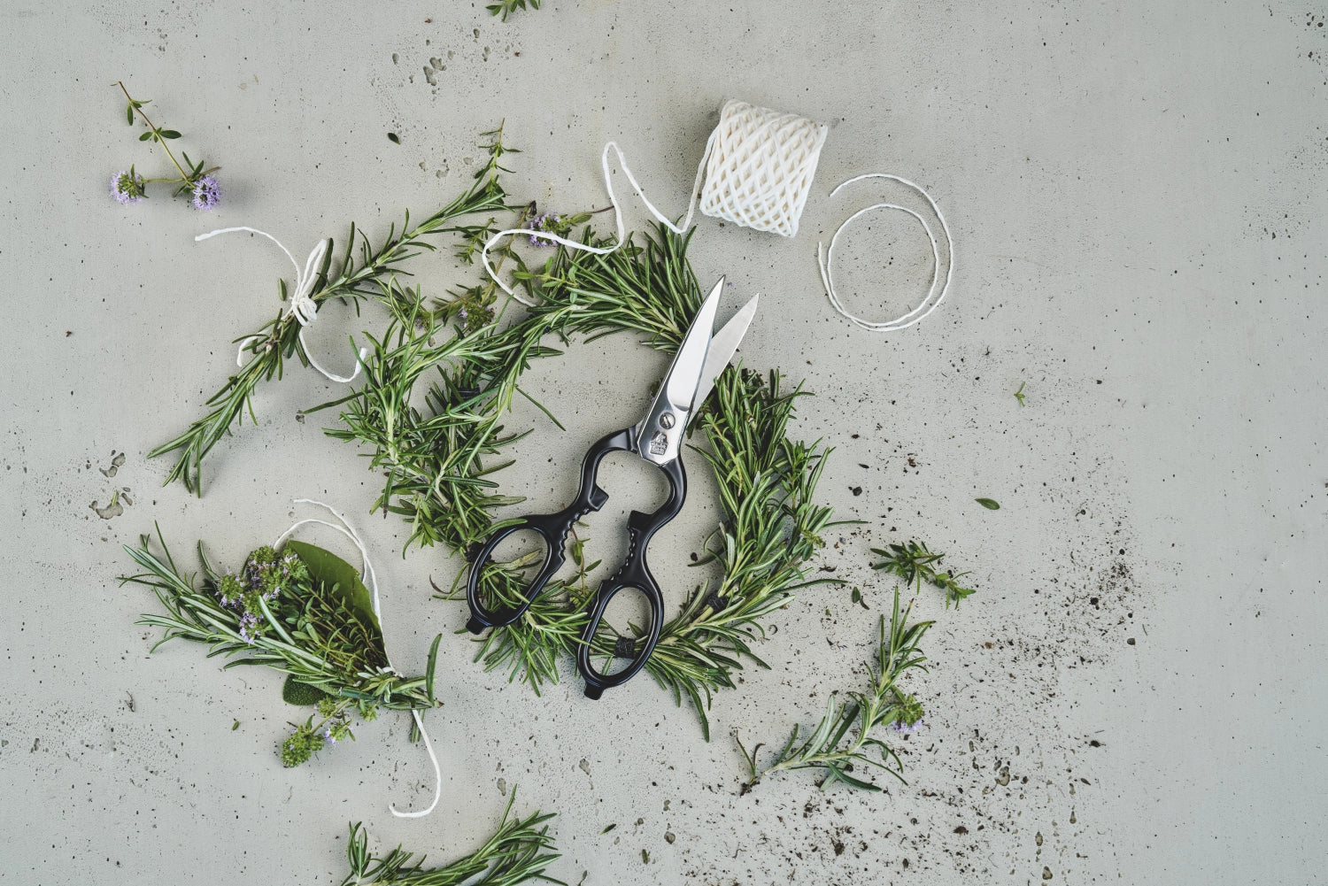 Kitchen help Vielz<tc>weck</tc>scissors, black, 200mm