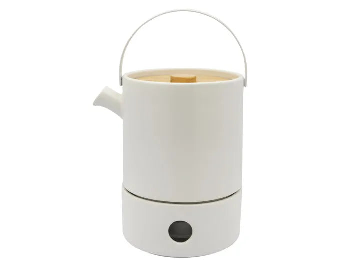 BREDEMEIJER Teeset Umea 2-teilig weiss matt 1.2 l in  präsentiert im Onlineshop von KAQTU Design AG. Kanne ist von BREDEMEIJER