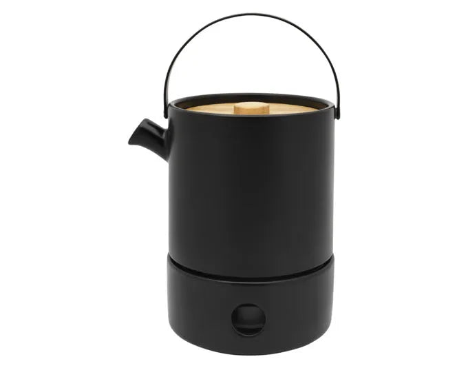 BREDEMEIJER Teeset Umea 2-teilig schwarz matt 1.2 l in  präsentiert im Onlineshop von KAQTU Design AG. Kanne ist von BREDEMEIJER