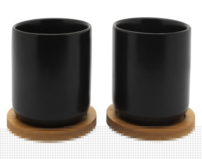 BREDEMEIJER Teebecherset Umea 4-teilig schwarz matt 0.2 l in  präsentiert im Onlineshop von KAQTU Design AG. Tasse ist von BREDEMEIJER