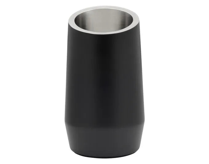 LEOPOLD Flaschenkühler Inox schwarz matt ø 13.9 cm in  präsentiert im Onlineshop von KAQTU Design AG. Barzubehör ist von LEOPOLD