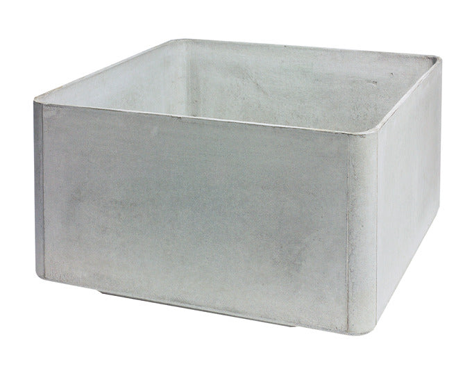 SWISSPEARL Pflanzengefäss Delta grau 80x80x80 cm in  präsentiert im Onlineshop von KAQTU Design AG. Blumentopf ist von SWISSPEARL