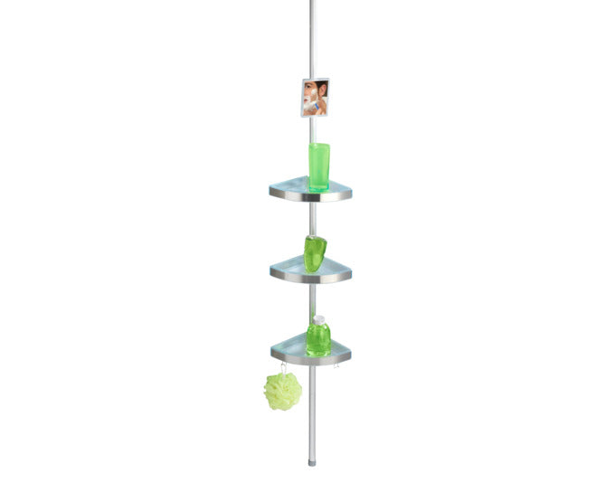 WENKO Duscheckregal Teleskop Premium 70-260 cm in  präsentiert im Onlineshop von KAQTU Design AG. Badzubehör ist von WENKO