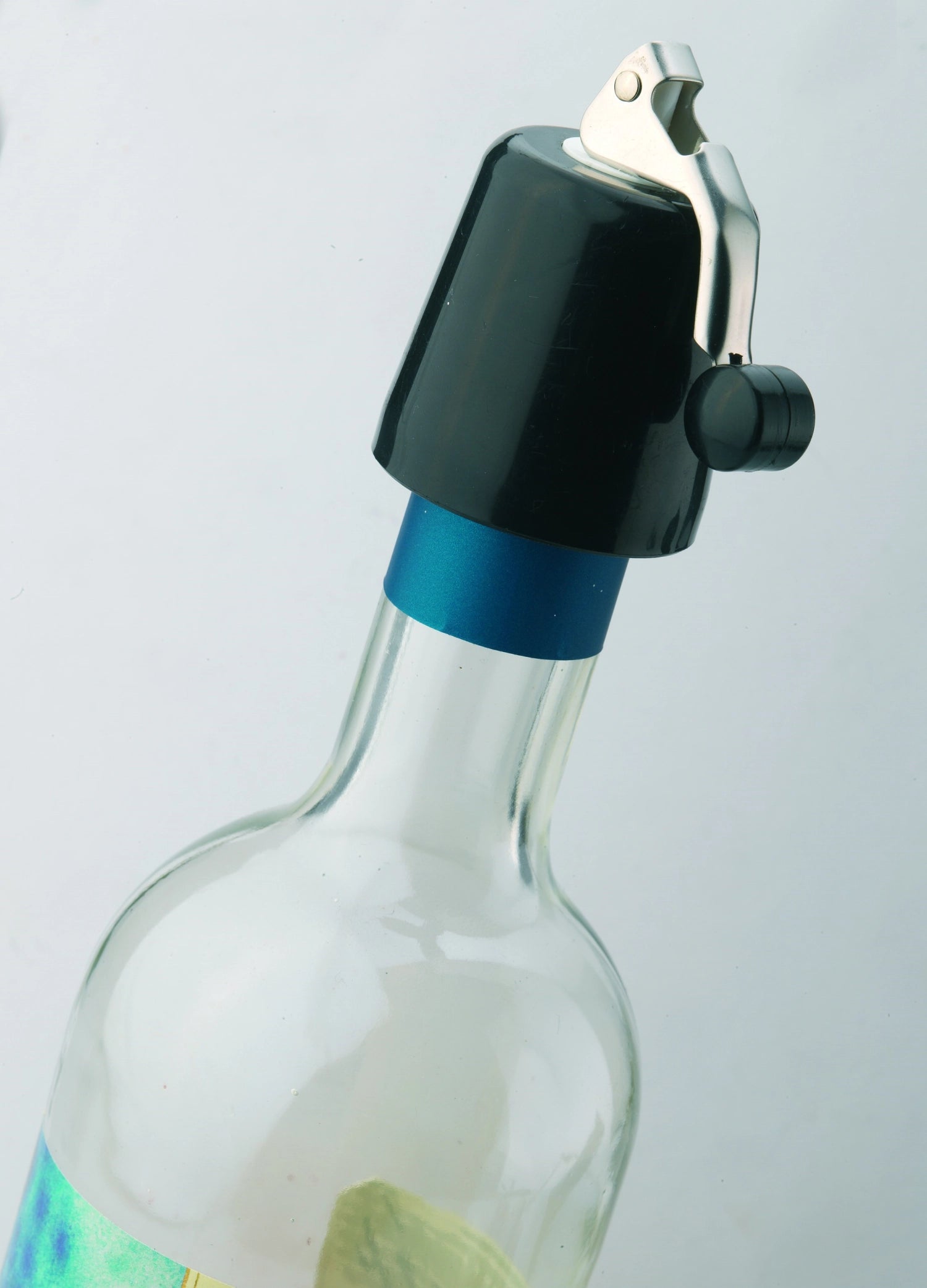 Flaschenverschluss mit Glocke, 4.5x4.5x9cm, rot - KAQTU Design