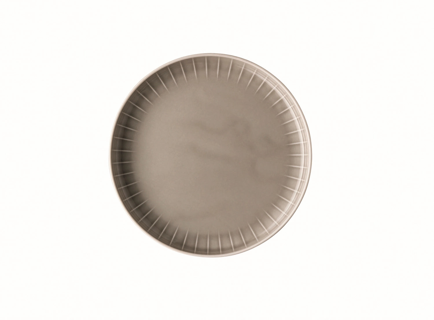 Assiette gourmande grise Joyn 22cm